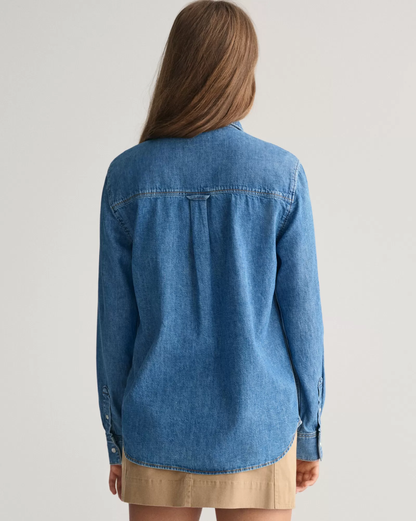 GANT Teens Denim Shirt | Barn Skjortor