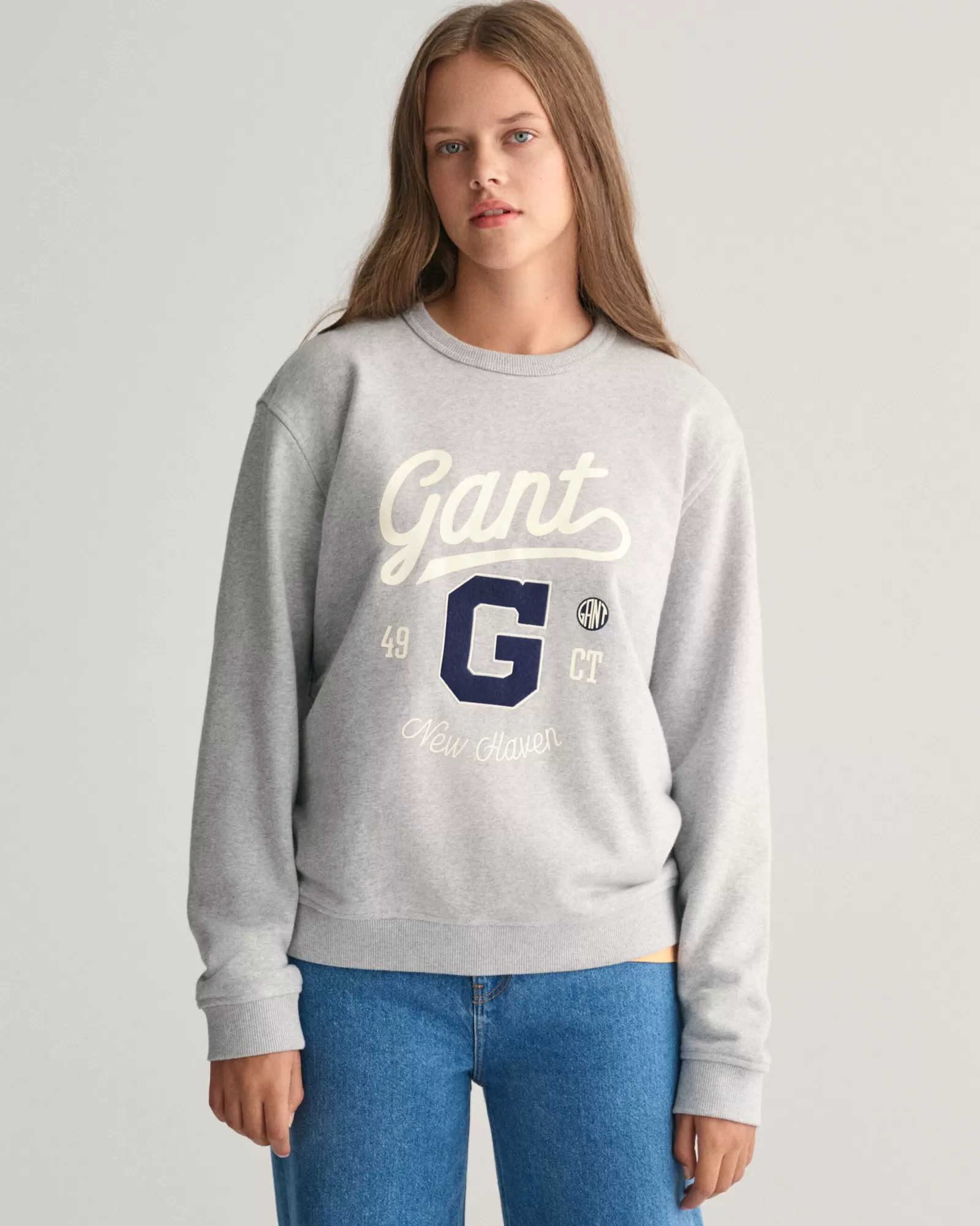 GANT Teens Graphic Crew Neck Sweatshirt | Barn Hoodies & Tröjor | Hoodies & Tröjor