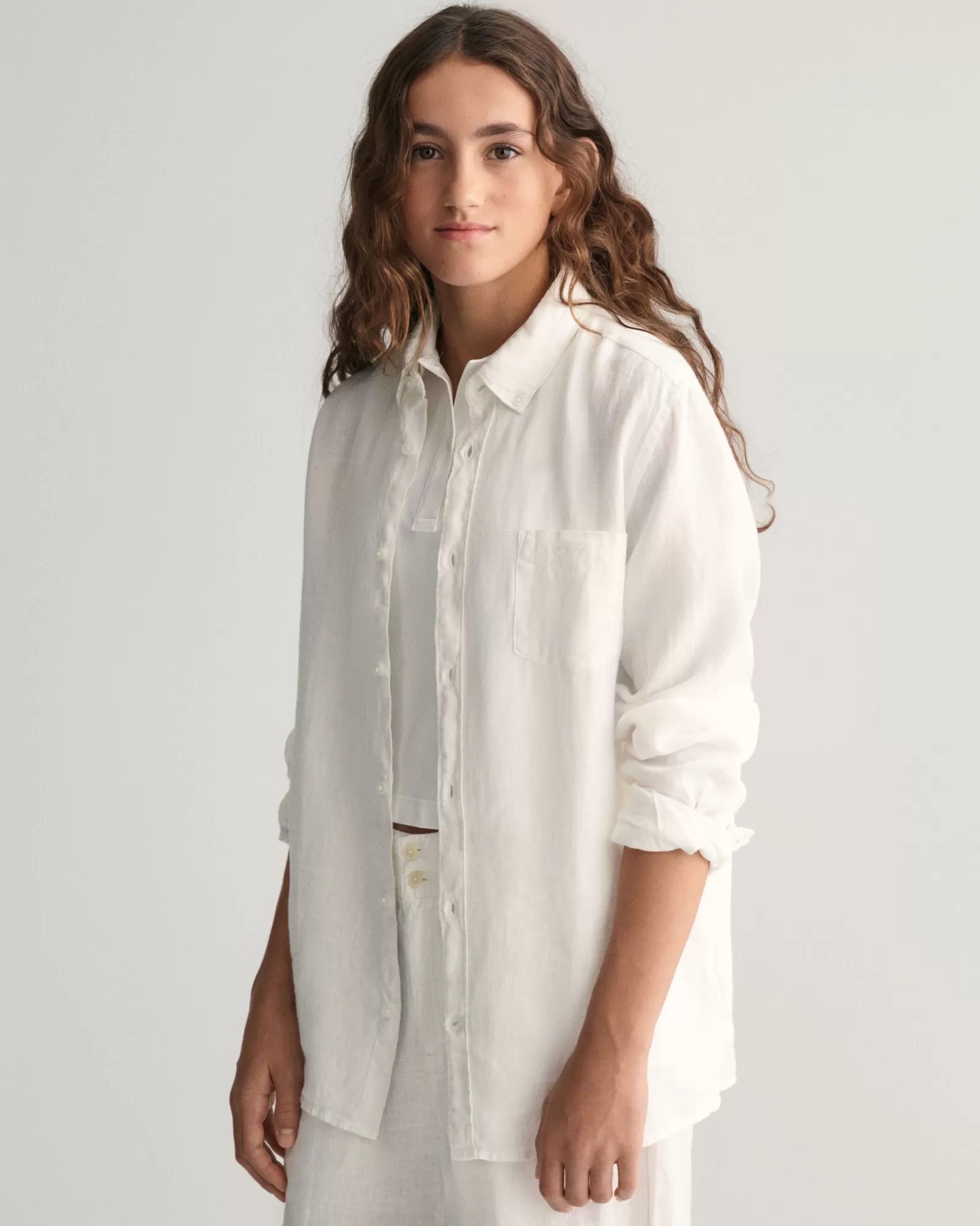 GANT Teens Linen Shirt | Barn Skjortor | Skjortor