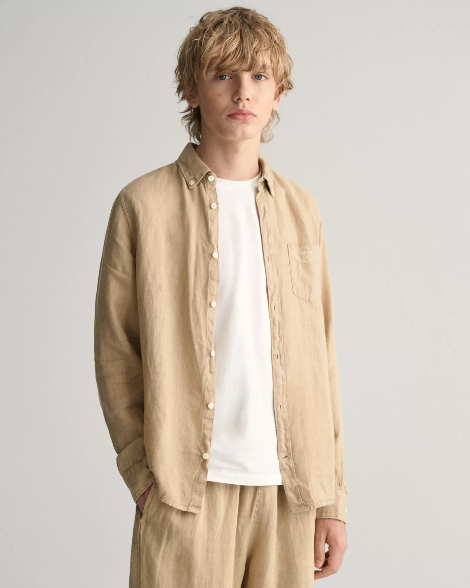 GANT Teens Linen Shirt | Barn Skjortor | Skjortor