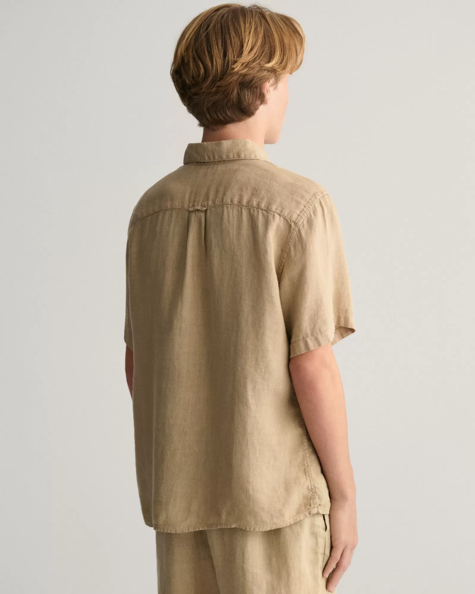 GANT Teens Linen Short Sleeve Shirt | Barn Skjortor | Skjortor