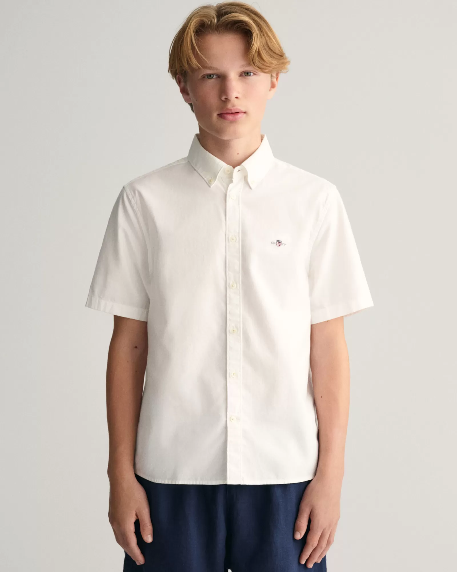 GANT Teens Oxford Short Sleeve Shirt | Barn Skjortor | Skjortor