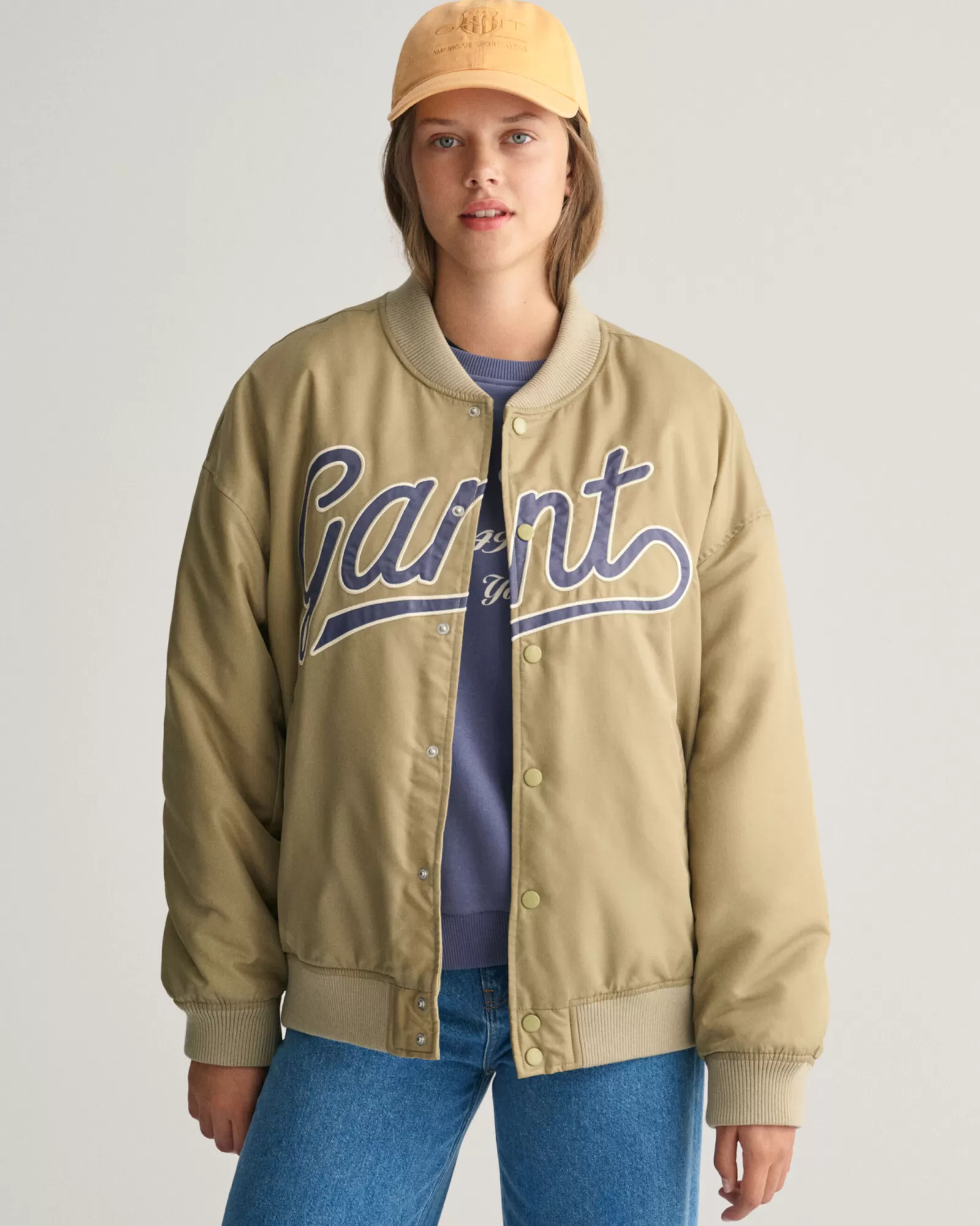 GANT Teens Script Graphic Varsity Jacket | Barn Jackor | Jackor