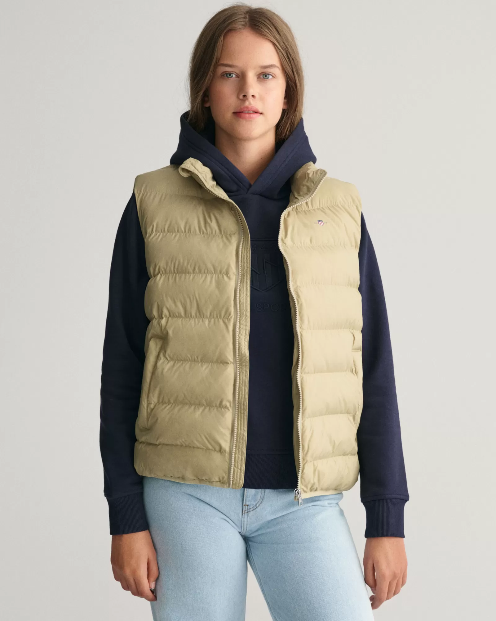 GANT Teens Shield Light Padded Vest | Barn Jackor