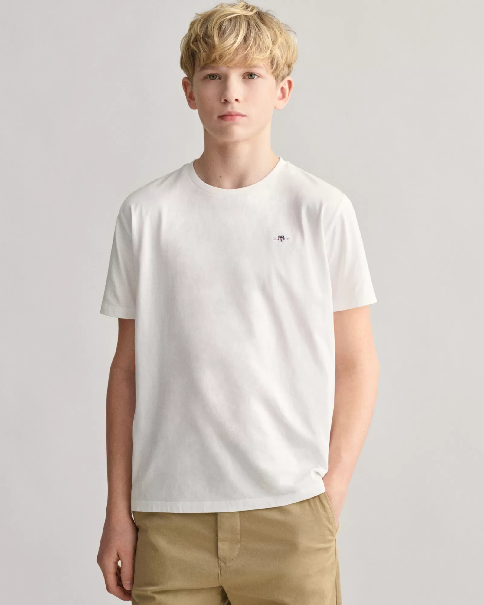 GANT Teens Shield T-Shirt | Barn T-Shirts & Pikéer | T-Shirts & Pikéer