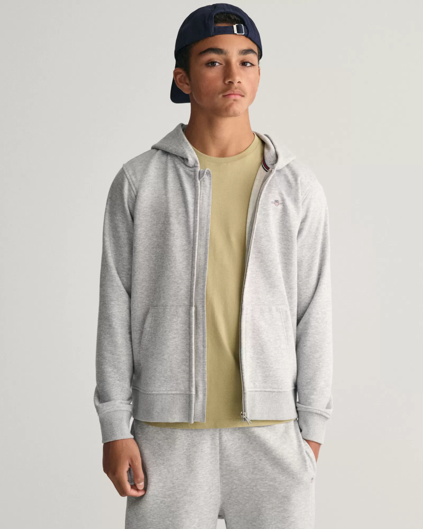 GANT Teens Shield Zip Hoodie | Barn Hoodies & Tröjor