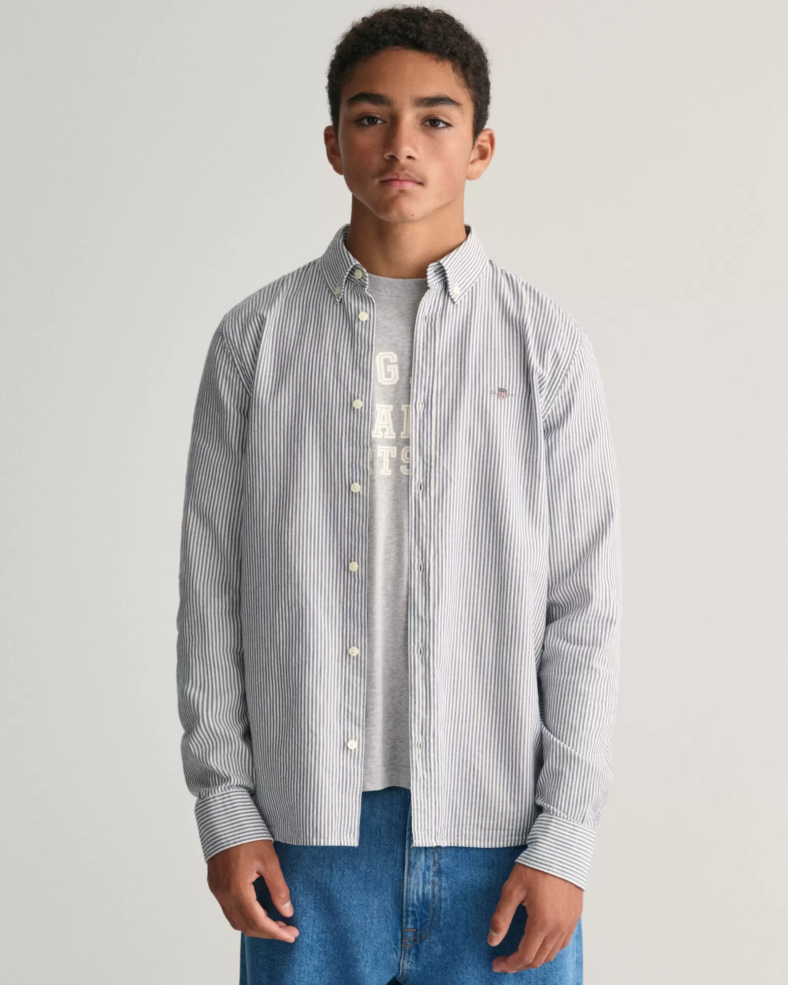 GANT Teens Striped Oxford Shirt | Barn Skjortor | Skjortor