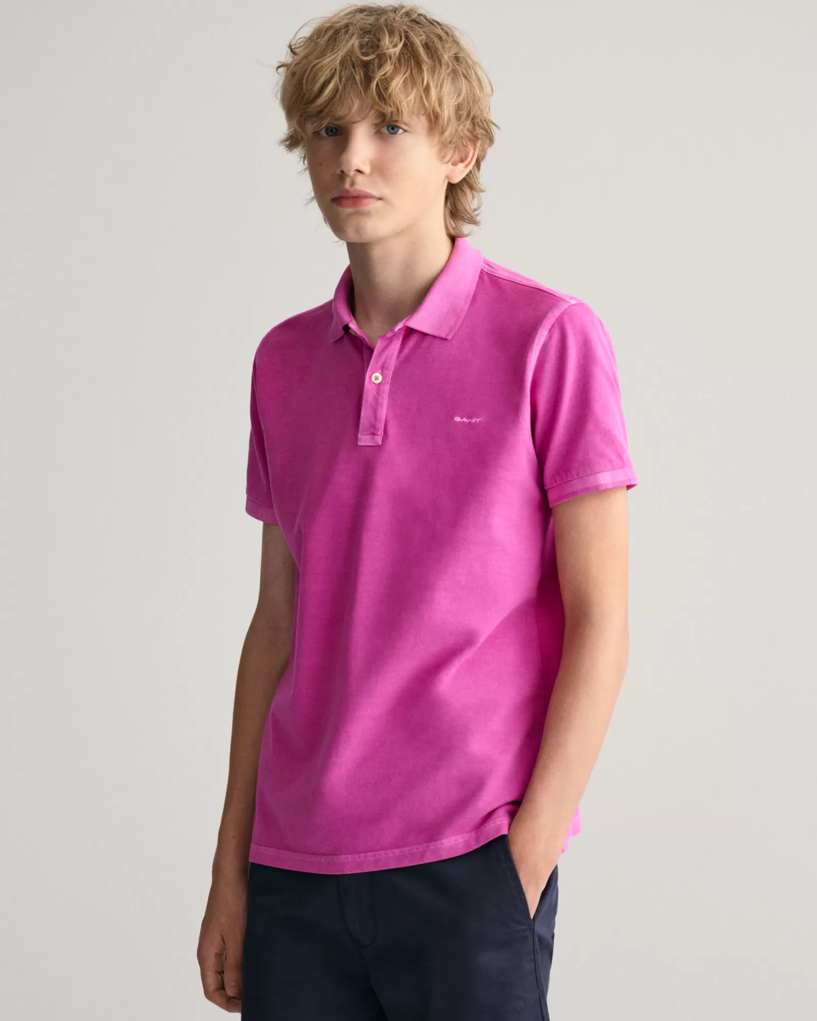 GANT Teens Sunfaded Piqué Polo Shirt | Barn T-Shirts & Pikéer | T-Shirts & Pikéer