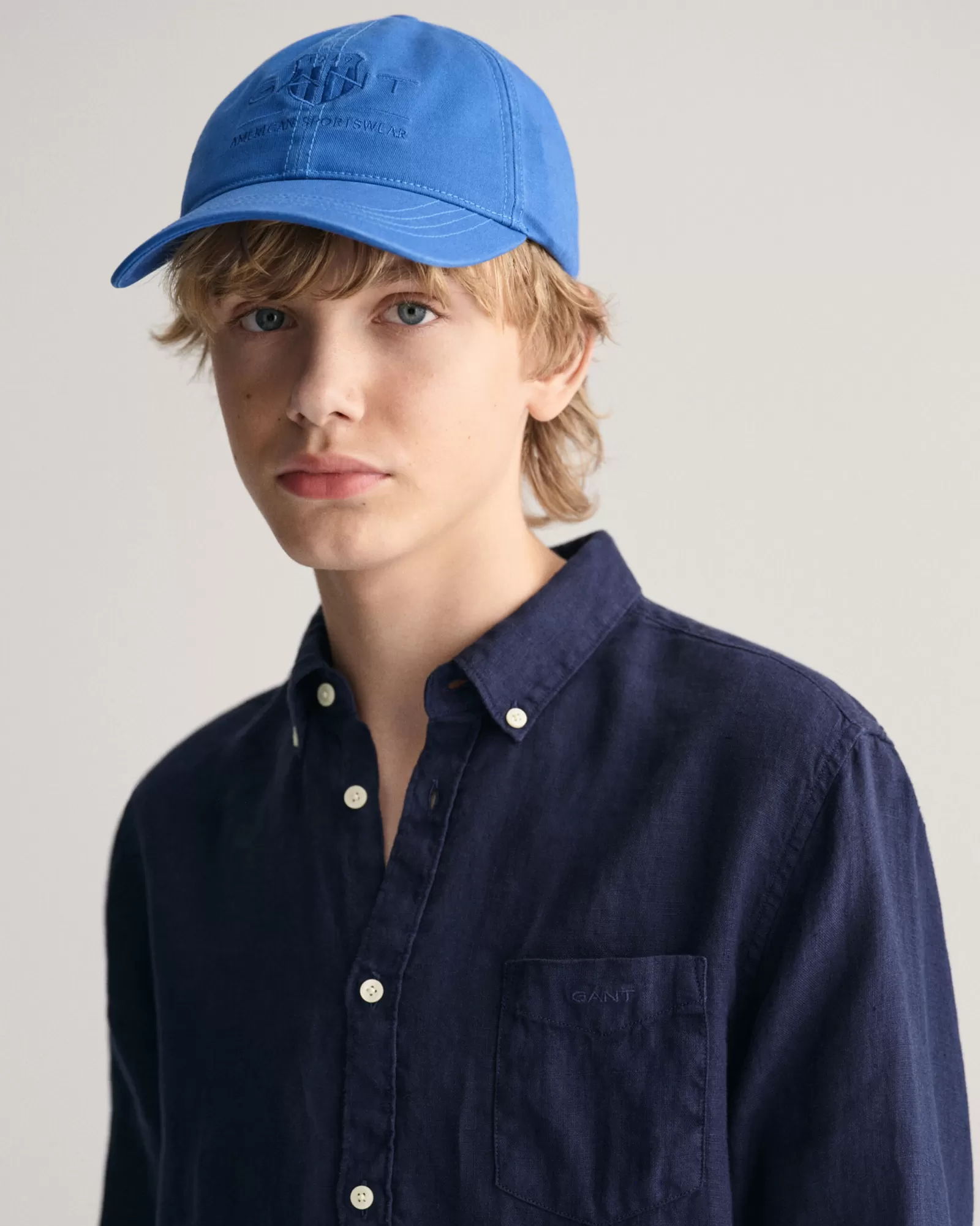 GANT Teens Tonal Shield Cap | Barn Accessoarer | Accessoarer