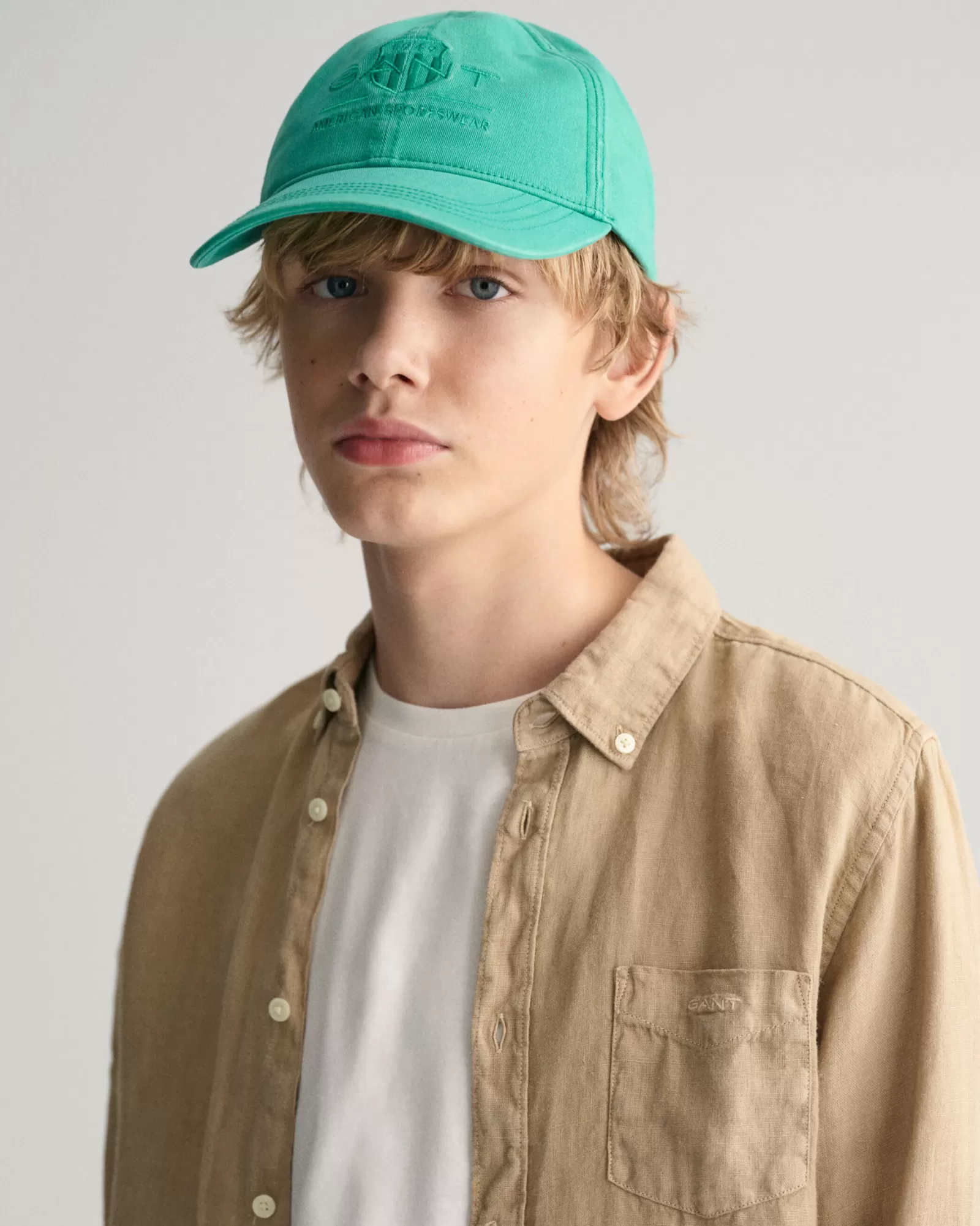 GANT Teens Tonal Shield Cap | Barn Accessoarer | Accessoarer