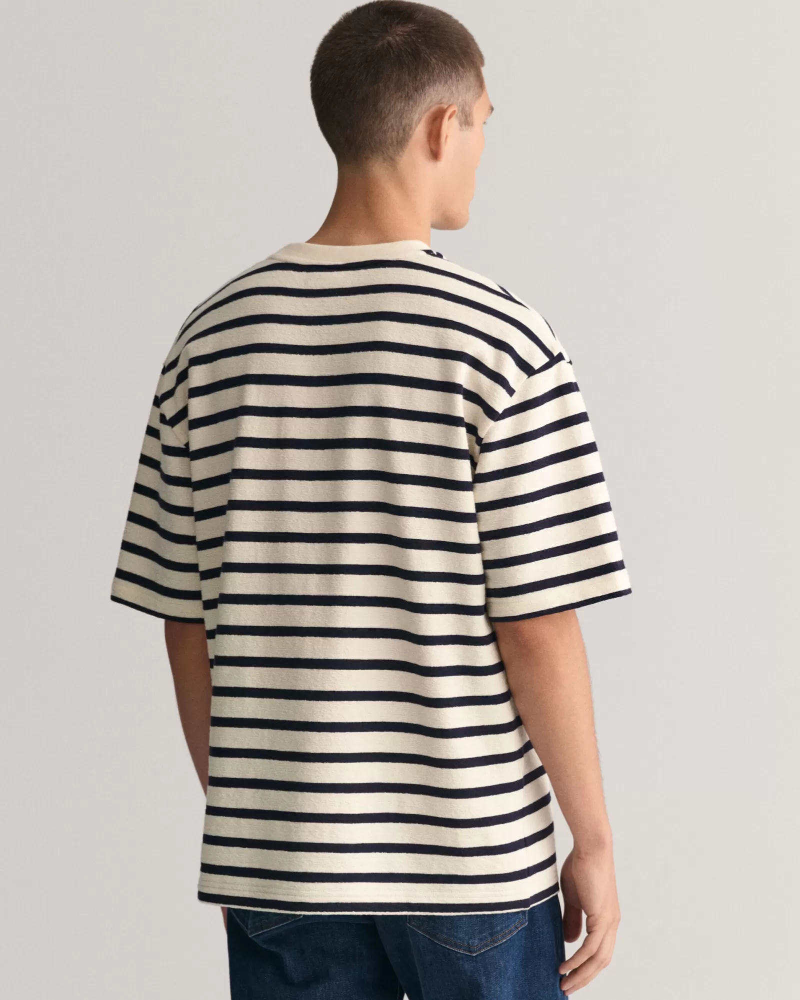 GANT Textured Striped T-Shirt | T-shirts