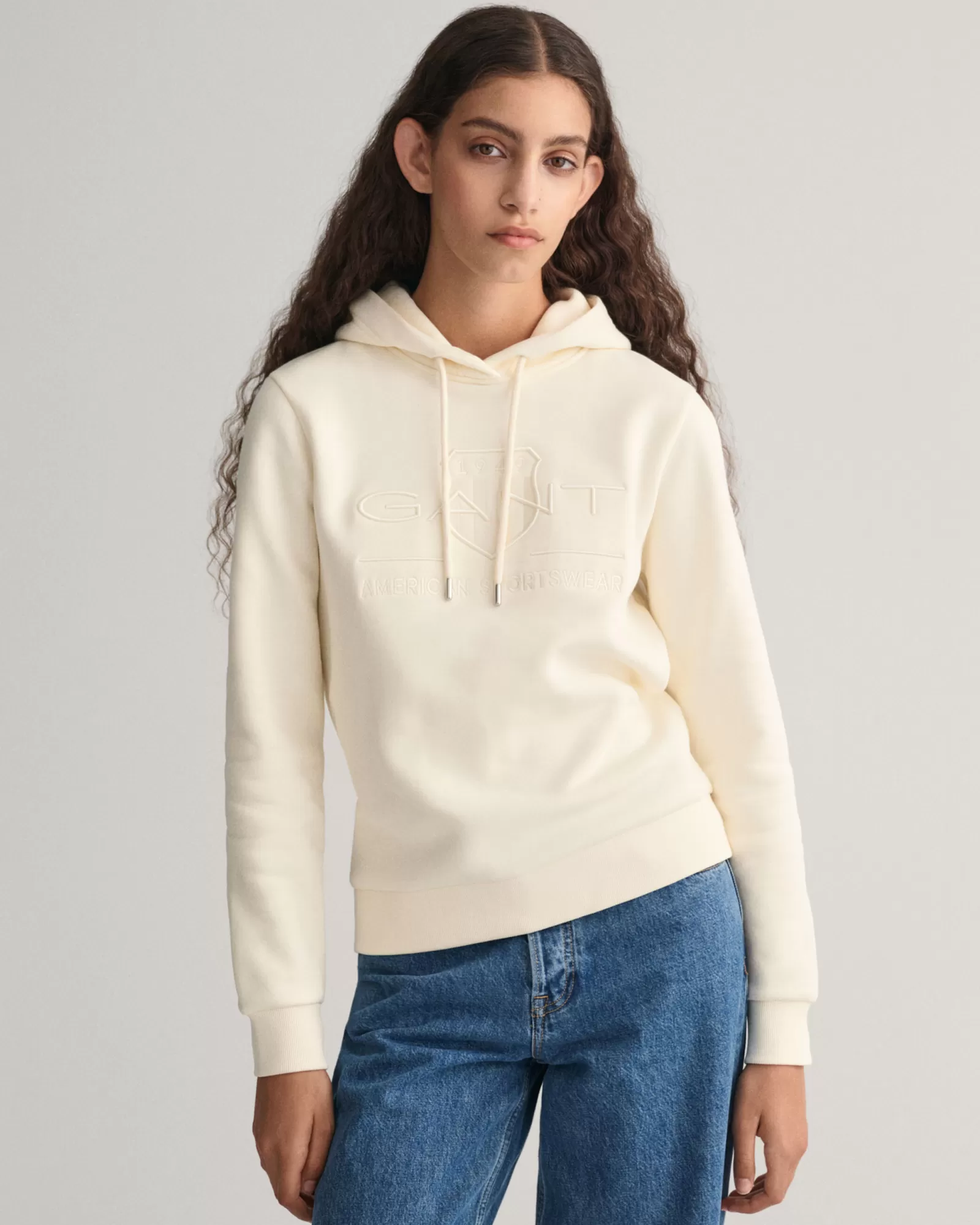 GANT Tonal Archive Shield Hoodie | Hoodies & Tröjor