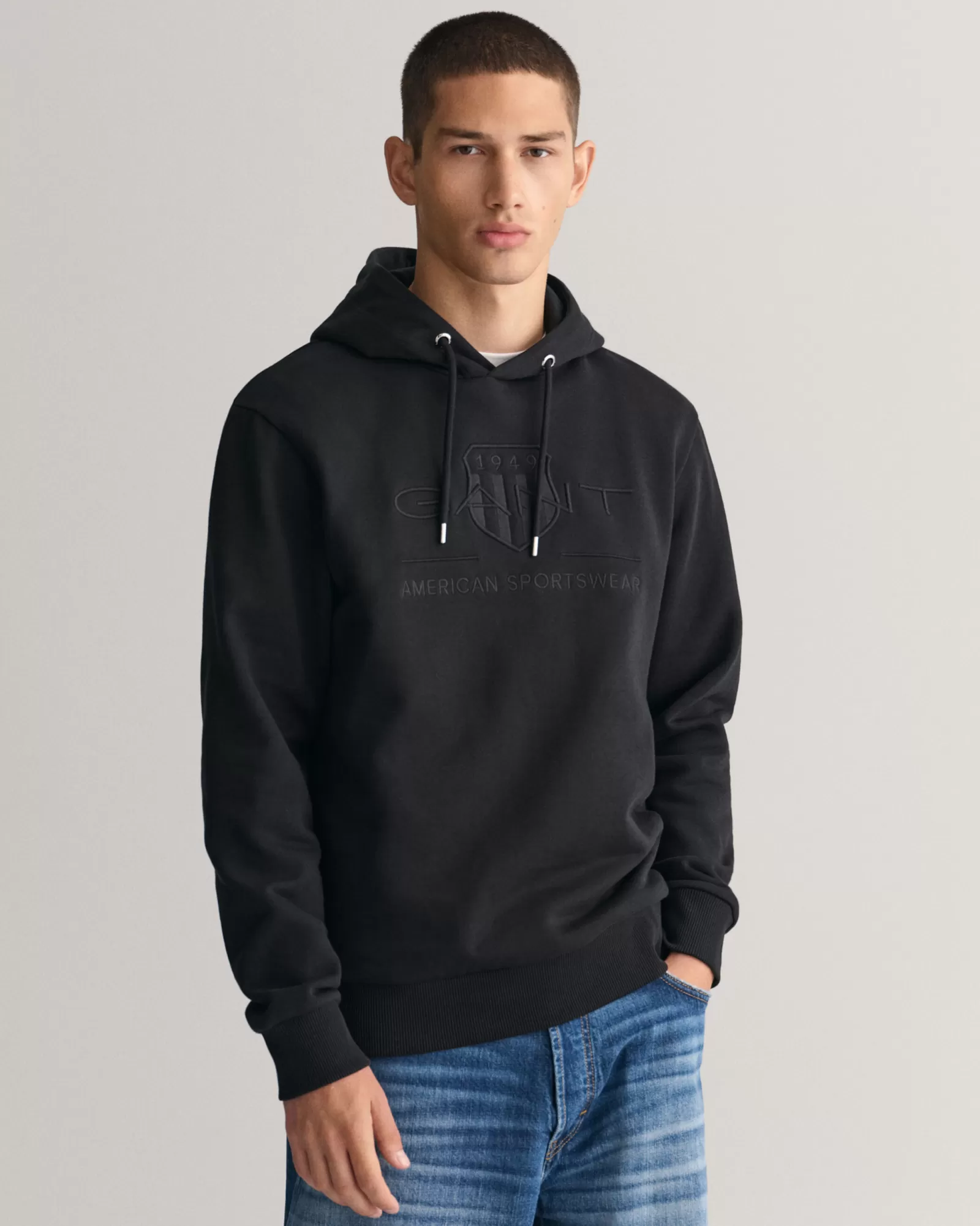 GANT Tonal Archive Shield Hoodie | Hoodies & Tröjor