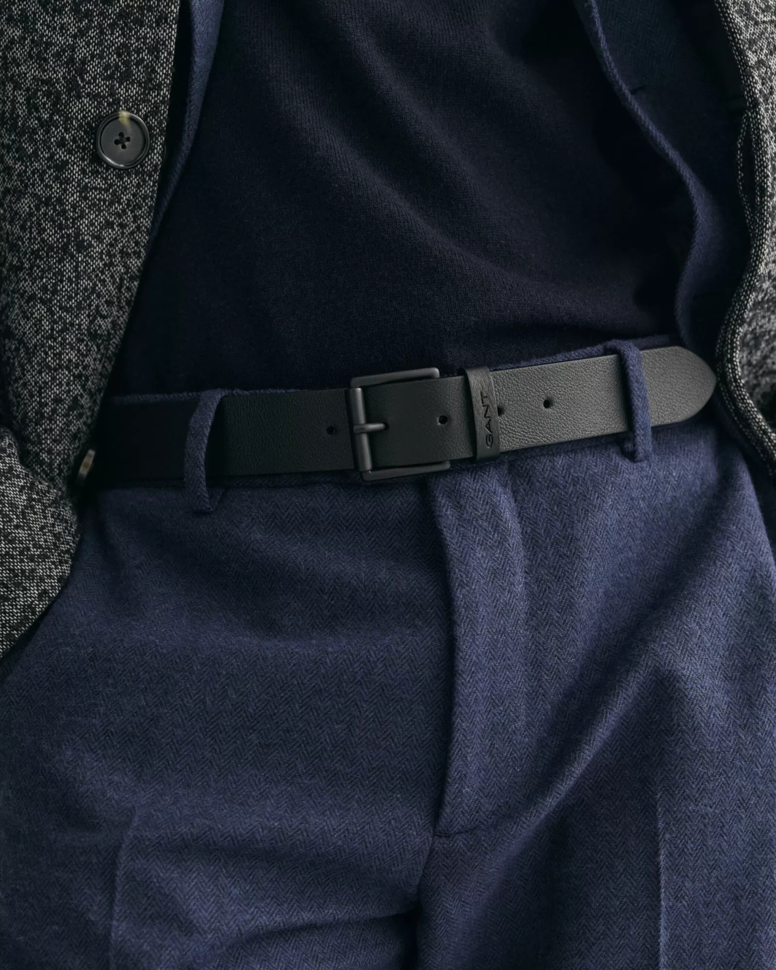 GANT Tonal Buckle Leather Belt | Bälten