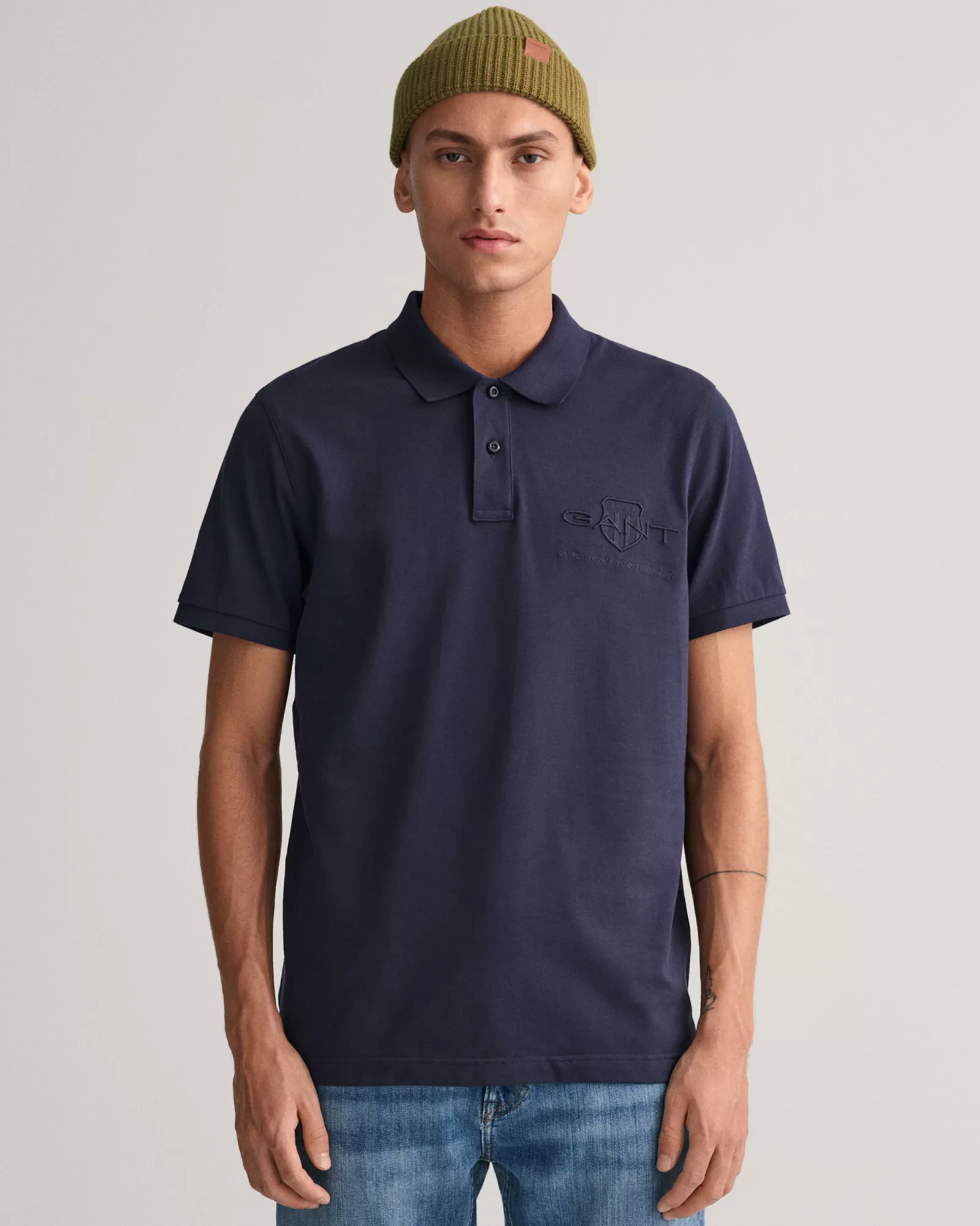 GANT Tonal Shield Polo Shirt | Pikéer