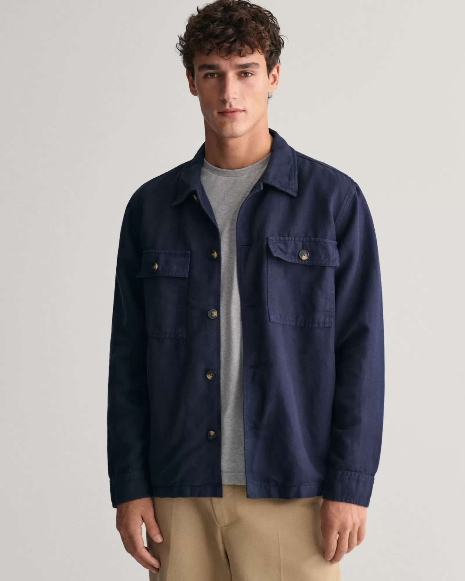 GANT Twill Overshirt | Jackor & Rockar | Skjortor