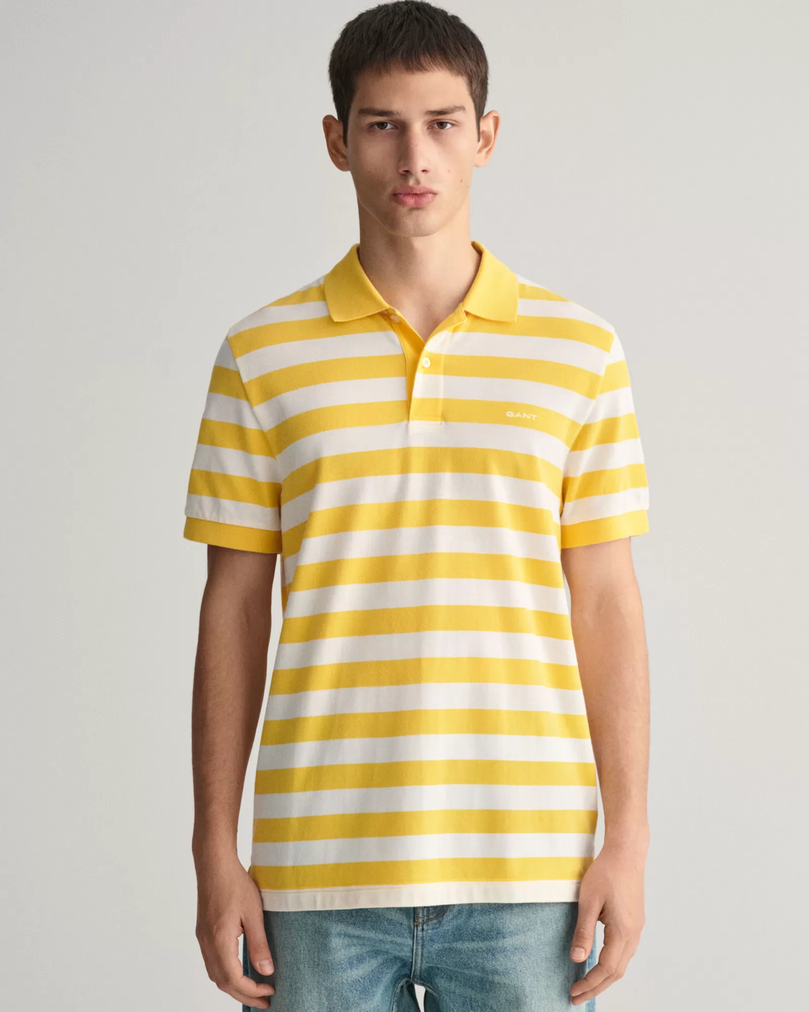 GANT Wide Striped Piqué Polo Shirt | Pikéer