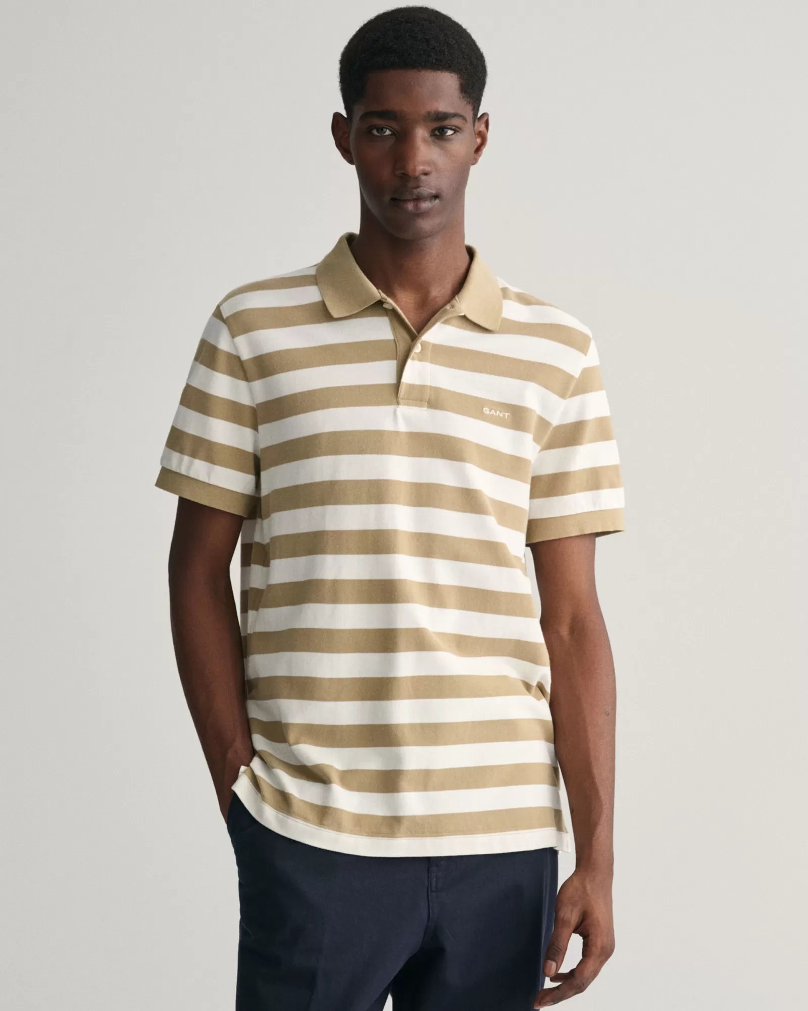 GANT Wide Striped Piqué Polo Shirt | Pikéer